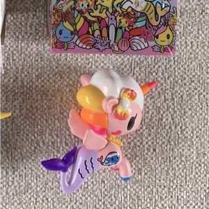 🦄 💫 Tokidoki lot of 3 blind box figures (Unicorno & Friends Series). Open box.
